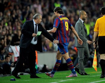 Zlatan Ibrahimovic had an uneasy relationship with Pep Guardiola