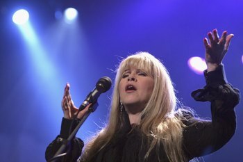 MELBOURNE, AUSTRALIA - FEBRUARY 06:  Stevie Nicks performs during the Allan Border Medal Dinner held at Crown Casino on February 6, 2006 in Melbourne, Australia. The Allan Border medal function recognises excellence in Australian Cricket.  (Photo by Krist