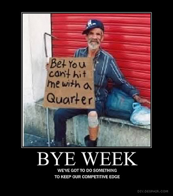 Image result for bye week humor