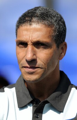 BIRMINGHAM, ENGLAND - JULY 30:  Birmingham City manager Chris Hughton looks on during the pre season friendly between Birmingham City and Everton at St Andrews on July 30, 2011 in Birmingham, England.  (Photo by Chris Brunskill/Getty Images)