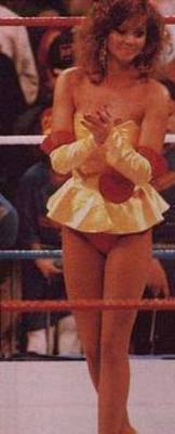 Miss Elizabeth at the inaugural SummerSlam event