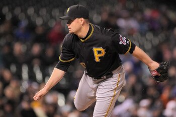 DENVER, CO - APRIL 29:  Relief pitcher Chris Resop #30 of the Pittsburgh Pirates works against the Colorado Rockies at Coors Field on April 29, 2011 in Denver, Colorado. The Pirates defeated the Rockies 3-0.  (Photo by Doug Pensinger/Getty Images)