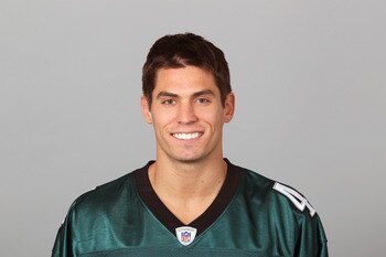 PHILADELPHIA, PA - APRIL 29: In this 2010 photo provided by the NFL, Kevin Jurovich of the Philadelphia Eagles poses for an NFL headshot on Thursday, April 29, 2010 in Philadelphia, Pennsylvania. (Photo by NFL via Getty Images)