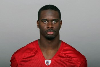 SAN FRANCISCO, CA - CIRCA 2010: In this handout image provided by the NFL, Curtis Taylor of the San Francisco 49ers poses for his NFL headshot circa 2010 in San Francisco, California. (Photo by NFL via Getty Images)