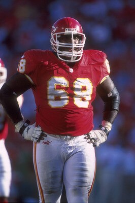 17 Sep 2000:  #68 Will Shields of the Kansas City Chiefs looks on during the Chargers v Chiefs game in which the Chiefs defeated the Chargers 42-10 at Arrowhead Stadium in Kansas City, Missouri. Mandatory Credit: Brian Bahr/ALLSPORT