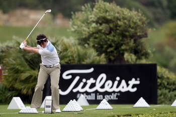 CASARES, SPAIN - MAY 17:  Rory McIlroy of Northern Ireland on the driving range during a practice session for the Volvo World Match Play Championship at Finca Cortesin on May 17, 2011 in Casares, Spain.  (Photo by Ross Kinnaird/Getty Images)