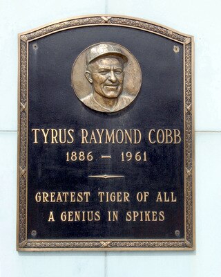 Home of the Detroit Tigers for nearly a century, Tiger Stadium was home to many great players. Ty Cobb's plaque still adorned the wall in front of Tiger Stadium. (Photo by Leon Halip/WireImage)