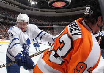 Luke Schenn making himself known