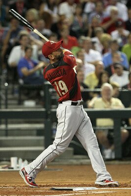 Bautista competing in the 2011 State Farm Home Run Derby