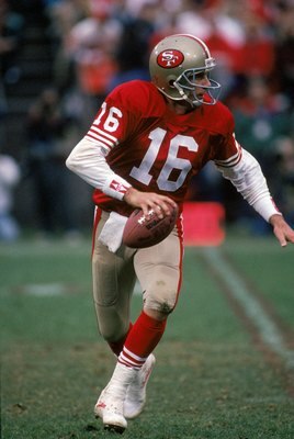 Montana benefited greatly from Bill Walsh's west coast offense