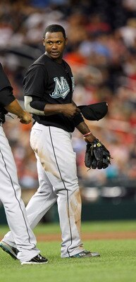 WASHINGTON, DC - JULY 27: Hanley Ramirez #2 of the Florida Marlins walks away from the mound against the Washington Nationals at Nationals Park on July 27, 2011 in Washington, DC. The Marlins won 7-5. (Photo by Ned Dishman/Getty Images)