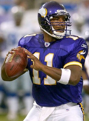 Daunte Culpepper will never be considered by the NFL purists as one of the great Qb's in history but his stats are impressive to say the least
