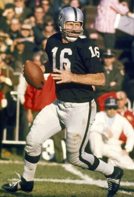 "The Grand Old Man" George Blanda is the Cal Ripken of professional football. Blanda played 26 years as a placekicker, punter, and quarterback. At the time of his retirement  Blanda had scored more points than anyone in the history of the NFL. He was also one of only three players to play in four different decades, and he holds the record for most extra points kicked.