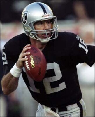 Rich Gannon spent the last six years of his career with the Oakland Raiders where he experienced the majority of his success