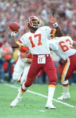 When Williams was chosen to be the starter in Super Bowl XXII he became the first black quarterback to play in a Super Bowl and is to date the only black quarterback to win the Super Bowl