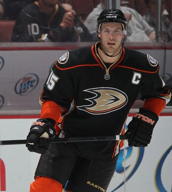 ANAHEIM, CA - APRIL 15:  Ryan Getzlaf #15 of the Anaheim Ducks skates against the Nashville Predators in Game Two of the Western Conference Quarterfinals during the 2011 NHL Stanley Cup Playoffs at Honda Center on April 15, 2011 in Anaheim, California.  (