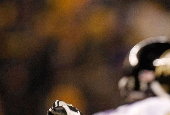 PITTSBURGH, PA - JANUARY 15:  Linebacker James Harrison #92 of the Pittsburgh Steelers celebrates after a play against the Baltimore Ravens during the AFC Divisional Playoff Game at Heinz Field on January 15, 2011 in Pittsburgh, Pennsylvania.  (Photo by G