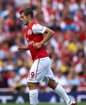 LONDON, ENGLAND - JULY 31:  Jack Wilshere of Arsenal is substituted during the Emirates Cup match between Arsenal and New York Red Bulls at the Emirates Stadium on July 31, 2011 in London, England.  (Photo by Richard Heathcote/Getty Images)