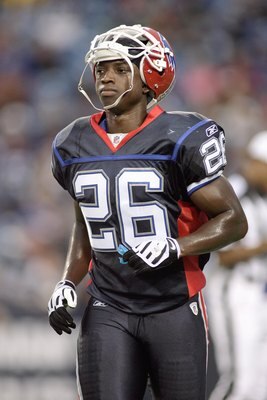 ORCHARD PARK - AUGUST 28:  Ashton Youboty #26 of the Buffalo Bills jogs off the field during the game against the Detroit Lions at Ralph Wilson Stadium on August 28, 2008 in Orchard Park, New York. (Photo by: Rick Stewart/Getty Images)