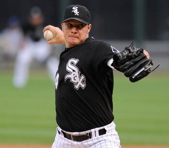 CHICAGO, IL - JULY 05: Jake Peavy # 44 of the Chicago White Sox pitches against the Kansas City Royals on July 5, 2011 at U.S. Cellular Field in Chicago, Illinois.  (Photo by David Banks/Getty Images)