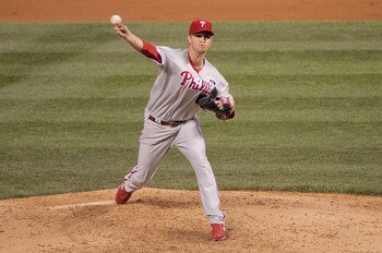 DENVER, CO - AUGUST 02:  Starting pitcher Kyle Kendrick #38 of the Philadelphia Phillies delivers against the Colorado Rockies at Coors Field on August 2, 2011 in Denver, Colorado.  (Photo by Doug Pensinger/Getty Images)