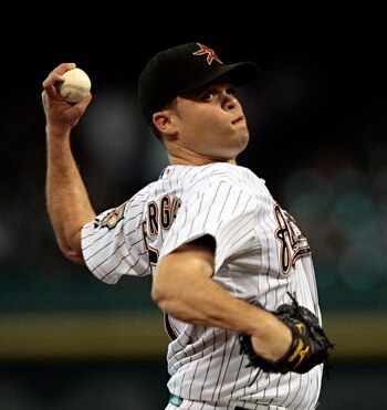 HOUSTON - AUGUST 19:  Pitcher Wandy Rodriguez #51 of the Houston Astros throws against the San Francisco Giants in the first inning at Minute Maid Park on August 19, 2011 in Houston, Texas.  (Photo by Bob Levey/Getty Images)