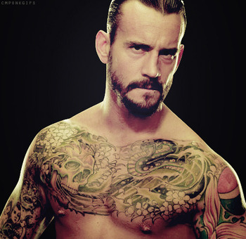 Punk Tattoos on Wwe News  Cm Punk  The Rock And The 22 Coolest Tattoos In Wrestling