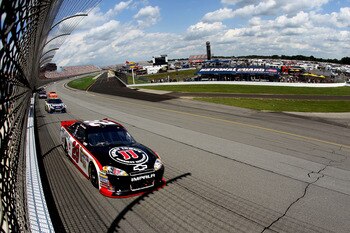 BROOKLYN, MI - AUGUST 21:  Kevin Harvick drives the #29 Jimmy John's Gourmet Sandwiches Chevrolet during the NASCAR Sprint Cup Series Pure Michigan 400 at Michigan International Speedway on August 21, 2011 in Brooklyn, Michigan.  (Photo by Jamie Squire/Ge