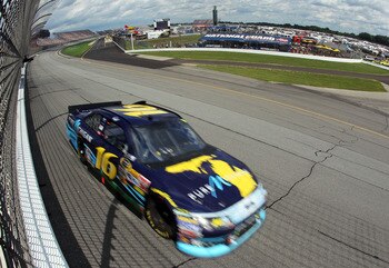 BROOKLYN, MI - AUGUST 21:  Greg Biffle drives the #16 Pure Michigan Ford during the NASCAR Sprint Cup Series Pure Michigan 400 at Michigan International Speedway on August 21, 2011 in Brooklyn, Michigan.  (Photo by Jamie Squire/Getty Images)
