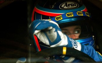 BROOKLYN, MI - AUGUST 20:  A.J. Allmendinger, driver of the #43 Best Buy Ford, sits in his car during practice for the NASCAR Sprint Cup Series Pure Michigan 400 at Michigan International Speedway on August 20, 2011 in Brooklyn, Michigan.  (Photo by Jeff