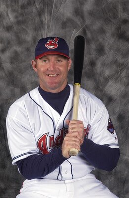 26 Feb 2002:   A portrait of 1B Jim Thome #25 during the Cleveland Indians media day at Chain of Lakes Park in Winter Haven, Florida.DIGITAL IMAGE Photographer:  M. David Leeds/Getty Images