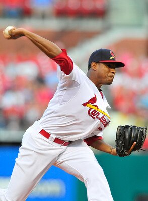 Edwin Jackson owns a 5.17 career ERA in the National League between the Dodgers, Diamondbacks and Cardinals, as opposed to a 4.33 ERA in the American League.