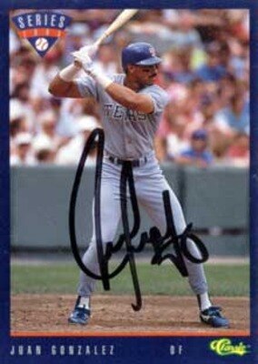 Juan Gonzalez had incredible power.