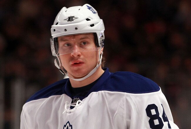 NEW YORK, NY - JANUARY 19:  Mikhail Grabovski #84 of the Toronto Maple Leafs skates against the New York Rangers at Madison Square Garden on January 19, 2011 in New York City.  (Photo by Bruce Bennett/Getty Images)