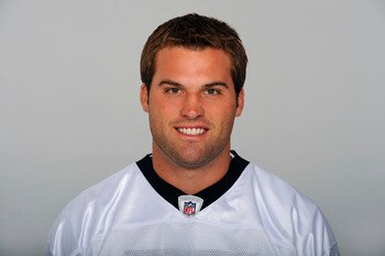 METAIRIE, LA - CIRCA 2010: In this handout image provided by the NFL, Tyler Lorenzen of the New Orleans Saints poses for his 2010 NFL headshot circa 2010 in Metairie, Louisiana. (Photo by NFL via Getty Images)