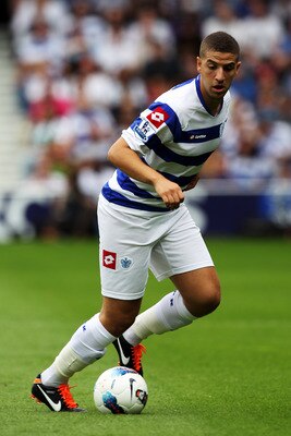 LONDON, ENGLAND - AUGUST 13:  Adel Taarabt of Queens Park Rangers in action during the Barclays Premier League match between Queens Park Rangers and Bolton Wanderers at Loftus Road on August 13, 2011 in London, England.  (Photo by Michael Steele/Getty Ima