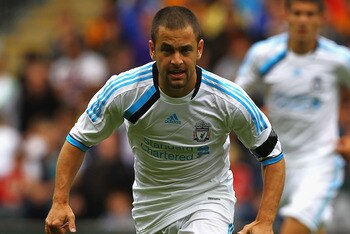 HULL, ENGLAND - JULY 23:  Joe Cole of Liverpool in action during the Pre Season Friendly match between Hull City and Liverpool at KC Stadium on July 23, 2011 in Hull, England.  (Photo by Matthew Lewis/Getty Images)