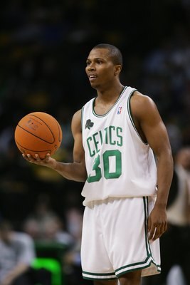 BOSTON - DECEMBER 08:  Sebastian Telfair #30 of the Boston Celtics holds the ball during the game against the Phoenix Suns on December 8, 2006 at the TD Banknorth Garden in Boston, Massachusetts.  The Suns won 116-111. NOTE TO USER: User expressly acknowl