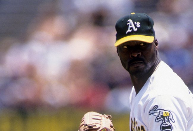 dave stewart oakland a's stare