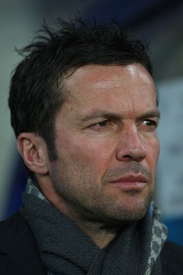 CARDIFF, WALES - OCTOBER 08:  Bulgaria coach Lothar Matthaus looks on before the EURO 2012 Group G Qualifier between Wales and Bulgaria at Cardiff City Stadium on October 8, 2010 in Cardiff, Wales.  (Photo by Stu Forster/Getty Images)