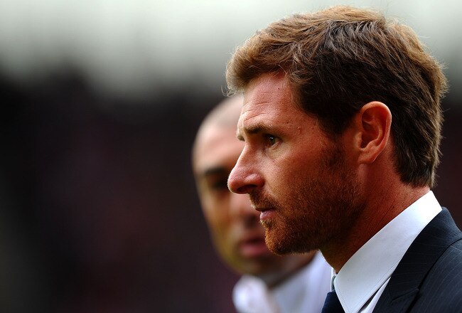 STOKE ON TRENT, ENGLAND - AUGUST 14: Andre Villas-Boas the Chelsea manager looks on during the Barclays Premier League match between Stoke City and Chelsea at the Britannia Stadium on August 14, 2011 in Stoke on Trent, England.  (Photo by Laurence Griffit