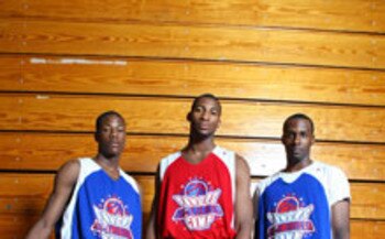 (l to r) Archie Goodwin, Andre Drummond and Shabazz Muhammad
