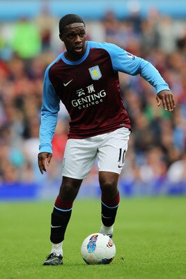 BIRMINGHAM, ENGLAND - AUGUST 20:  Charles N'Zogbia of Aston Villa in action during the Barclays Premier League match between Aston Villa and Blackburn Rovers at Villa Park on August 20, 2011 in Birmingham, England.  (Photo by Dean Mouhtaropoulos/Getty Ima