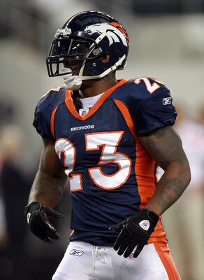 ARLINGTON, TX - AUGUST 11:  Willis McGahee #23 of the Denver Broncos at Cowboys Stadium on August 11, 2011 in Arlington, Texas.  (Photo by Ronald Martinez/Getty Images)