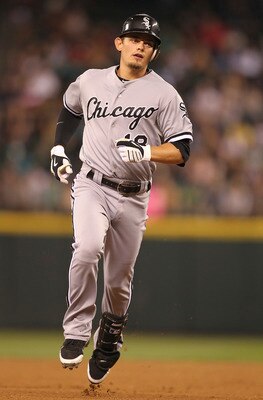 SEATTLE - AUGUST 26:  Brent Lillibridge #18 of the Chicago White Sox runs the bases after hitting a two-run homer in the fifth inning against the Seattle Mariners at Safeco Field on August 26, 2011 in Seattle, Washington. (Photo by Otto Greule Jr/Getty Im