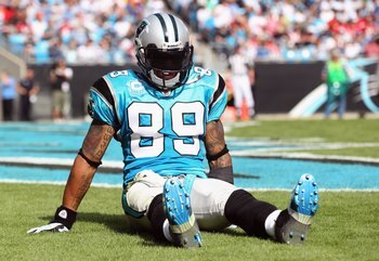 CHARLOTTE, NC - OCTOBER 24:  Steve Smith #89 of the Carolina Panthers against the San Francisco 49ers during their game at Bank of America Stadium on October 24, 2010 in Charlotte, North Carolina.  (Photo by Streeter Lecka/Getty Images)