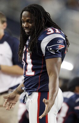 Meriweather's tenure in New England wasn't as long as his hair