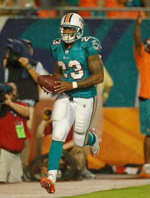 Larry Johnson in a Dolphins uniform didn't last long.
