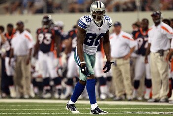ARLINGTON, TX - AUGUST 11:  Dez Bryant #88 of the Dallas Cowboys at Cowboys Stadium on August 11, 2011 in Arlington, Texas.  (Photo by Ronald Martinez/Getty Images)