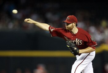 PHOENIX, AZ - AUGUST 28:  Starting pitcher Ian Kennedy #31 of the Arizona Diamondbacks pitches against the San Diego Padres during the Major League Baseball game at Chase Field on August 28, 2011 in Phoenix, Arizona.  (Photo by Christian Petersen/Getty Im